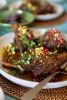 Lamb Shanks With Pomegranate and Saffron